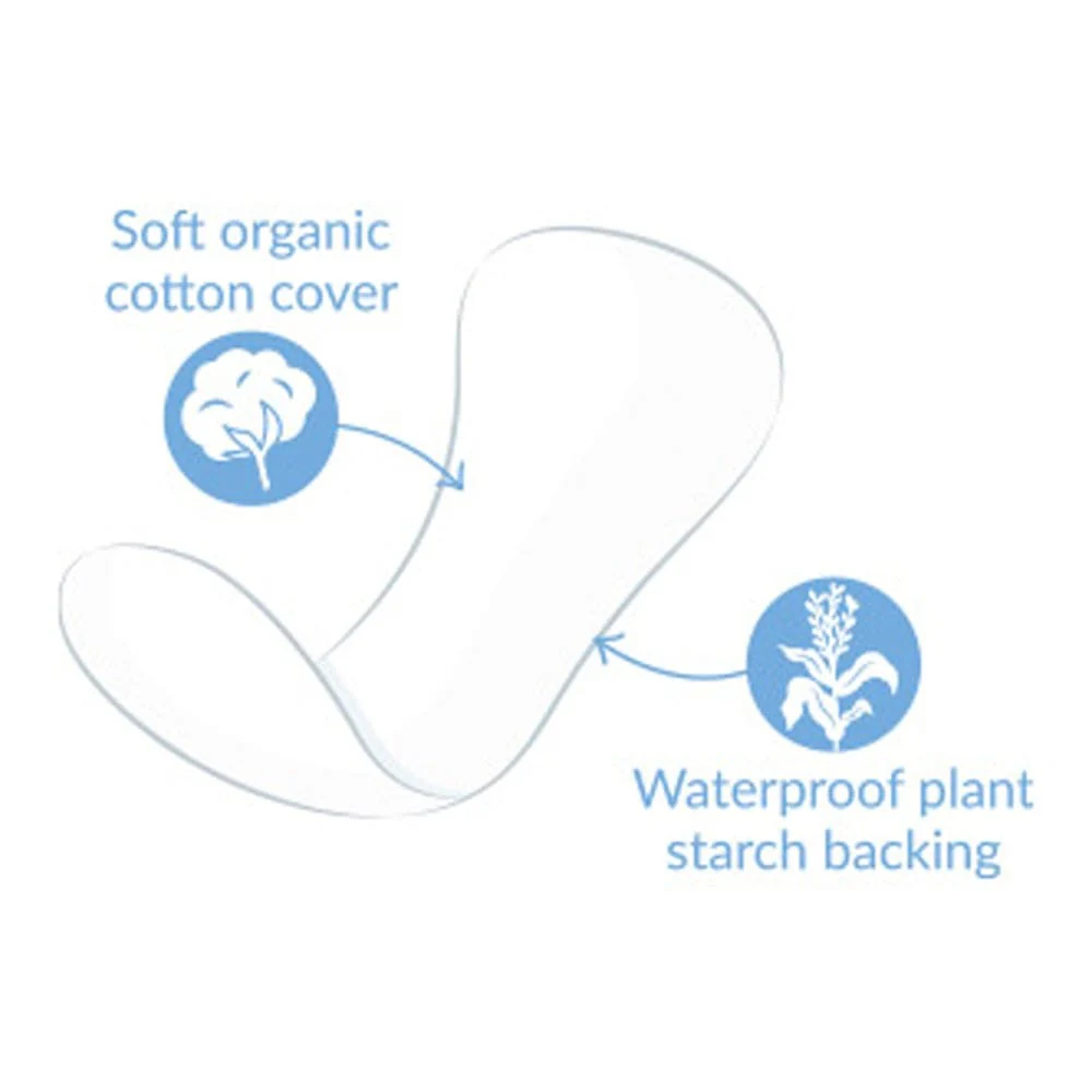 Natracare Organic Cotton Panty Liners 22pk - Ultra Thin - Image 2