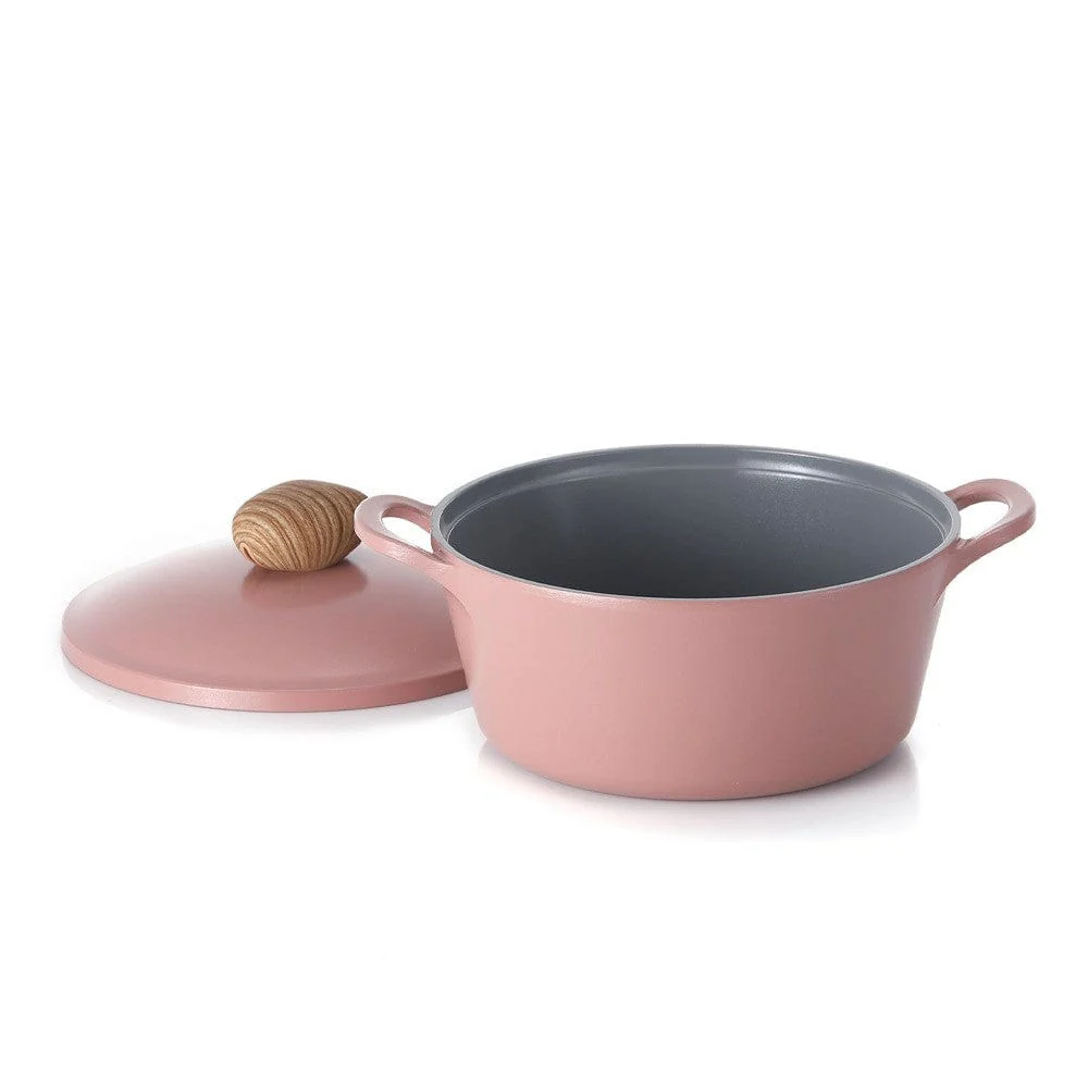 Neoflam Retro 22cm Stockpot - Pink Demer - Image 2