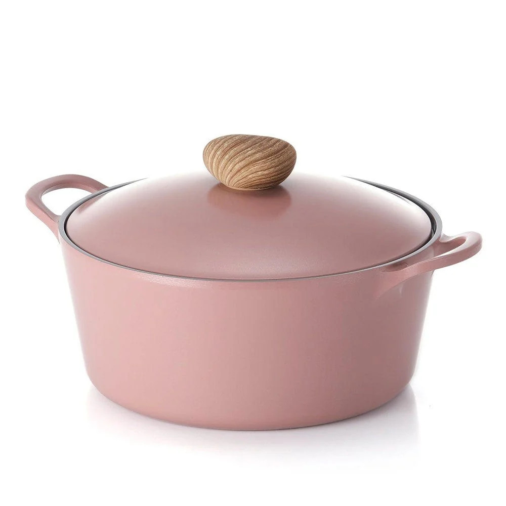 Neoflam Retro 26cm Stockpot - Pink Demer