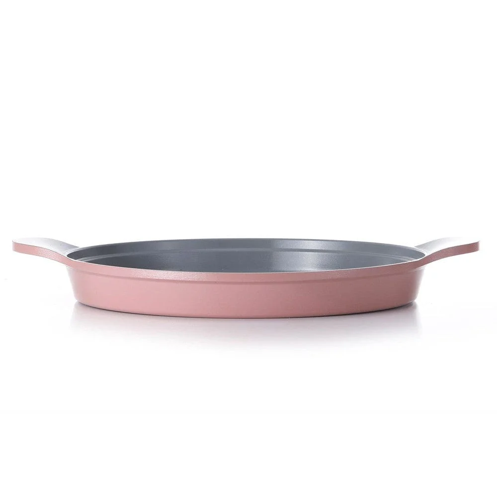 Neoflam Retro Grill Pan Round 26cm - Pink Demer - Image 2