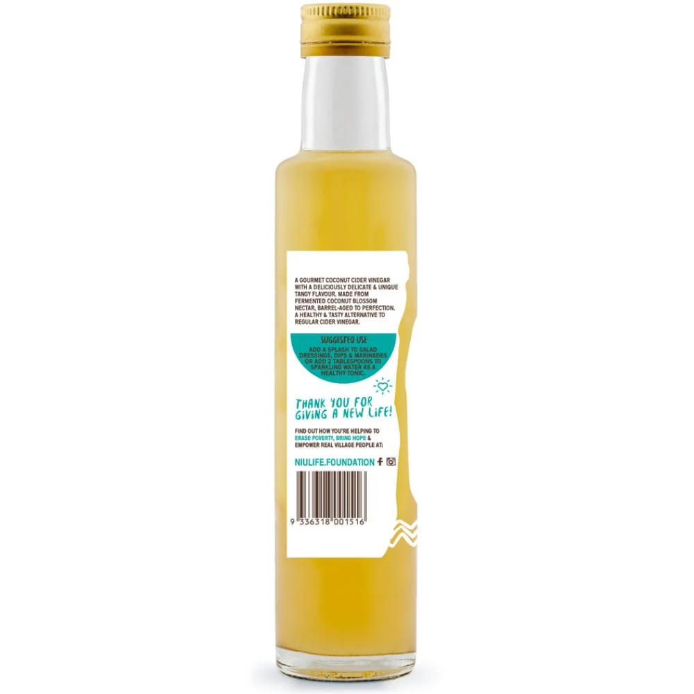 Niulife Organic Coconut Cider Vinegar 250ml - Image 2