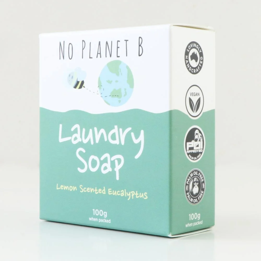 No Planet B Laundry Soap 100g - Lemon Scented Eucalyptus - Image 5