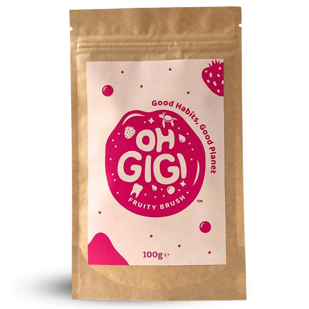 OhGiGi Organic Tooth Powder - Fruity Brush - Great for Kids - Image 7