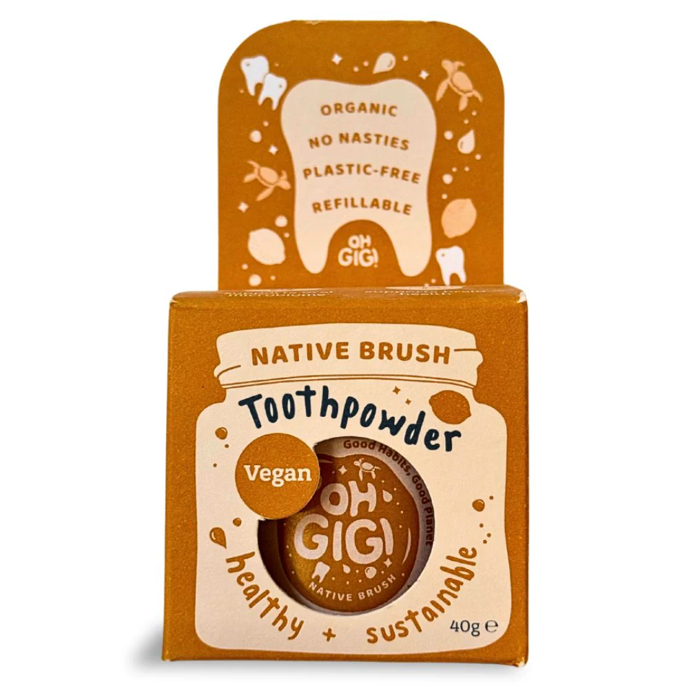 OhGiGi Organic Tooth Powder - Native Brush - Image 4