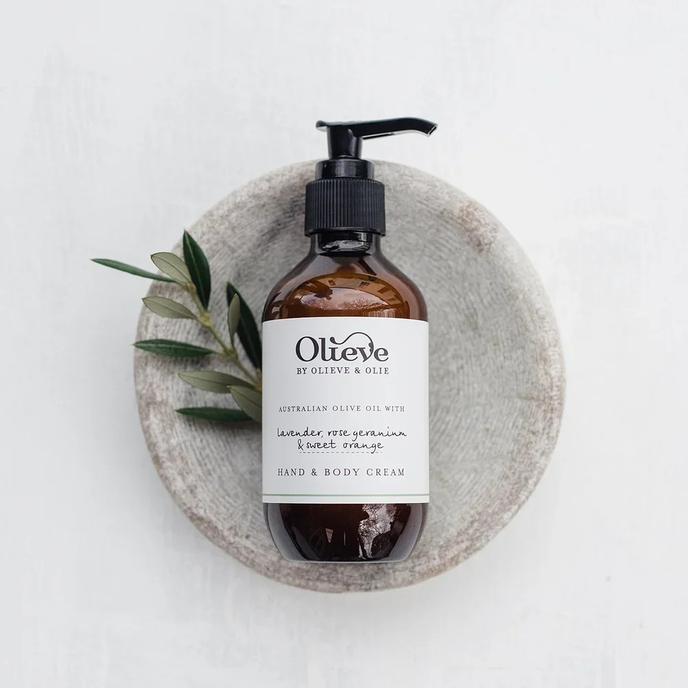 Olieve & Olie Hand & Body Cream 200ml - Lavender, Rose Geranium & Sweet Orange - Image 2
