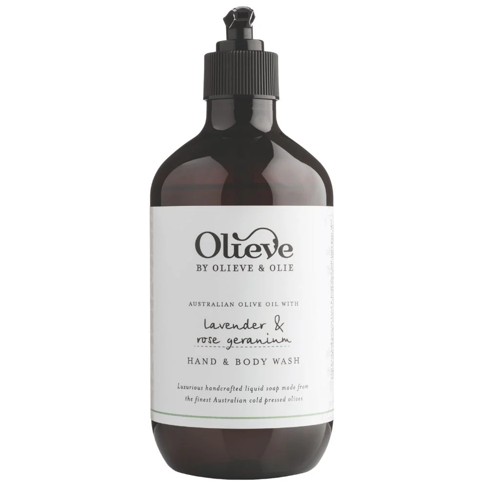 Olieve & Olie Hand & Body Wash 500ml - Lavender & Rose Geranium