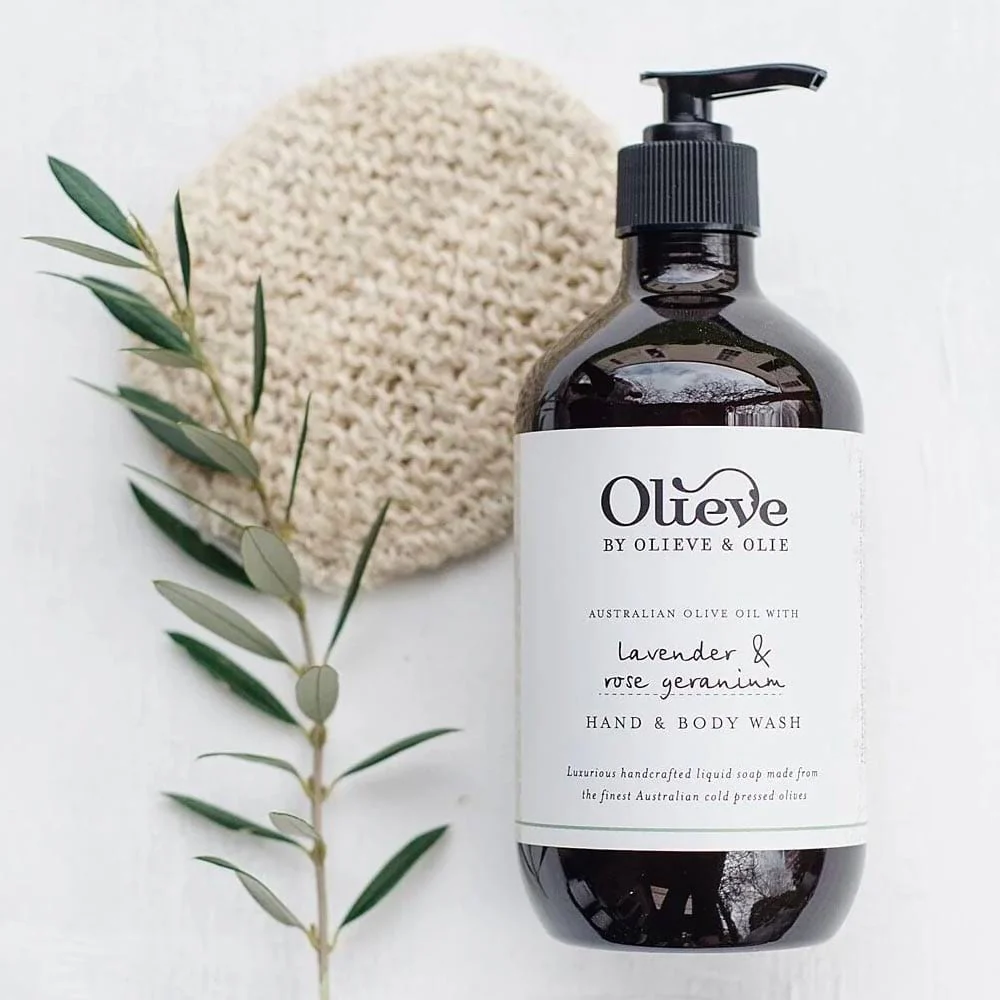 Olieve & Olie Hand & Body Wash 500ml - Lavender & Rose Geranium - Image 2