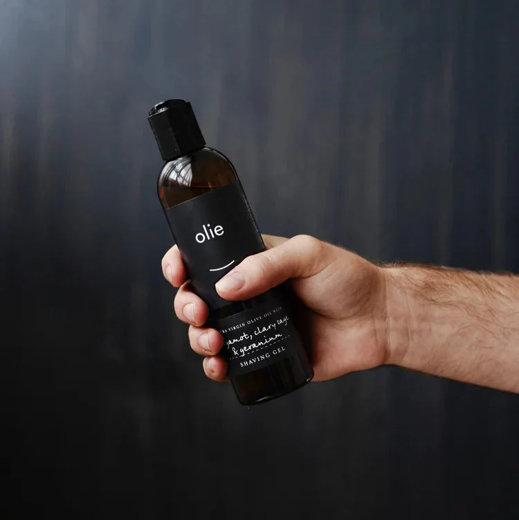 Olieve & Olie Shave Gel 250ml - Bergamot, Clary Sage & Geranium - Image 3