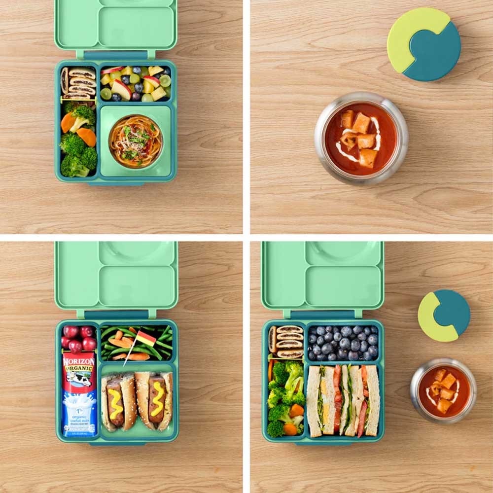 OmieBox Hot & Cold Bento Lunch Box V2 - Meadow - Image 4