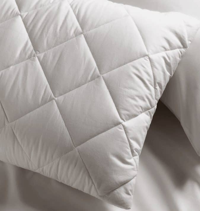 EcoLinen Organic Cotton Quilted Pillow Protector
