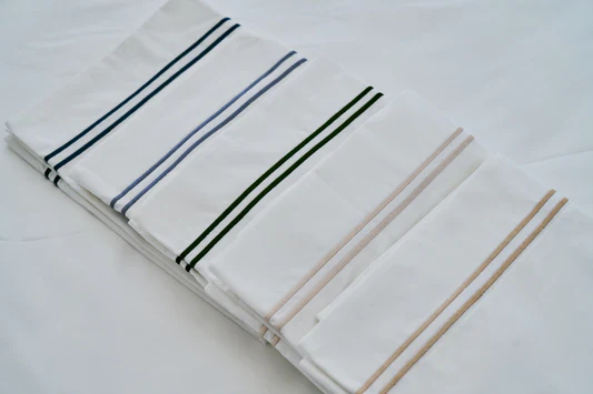 EcoLinen Organic Cotton Tailored Pillowcase - Embroidered - Image 2