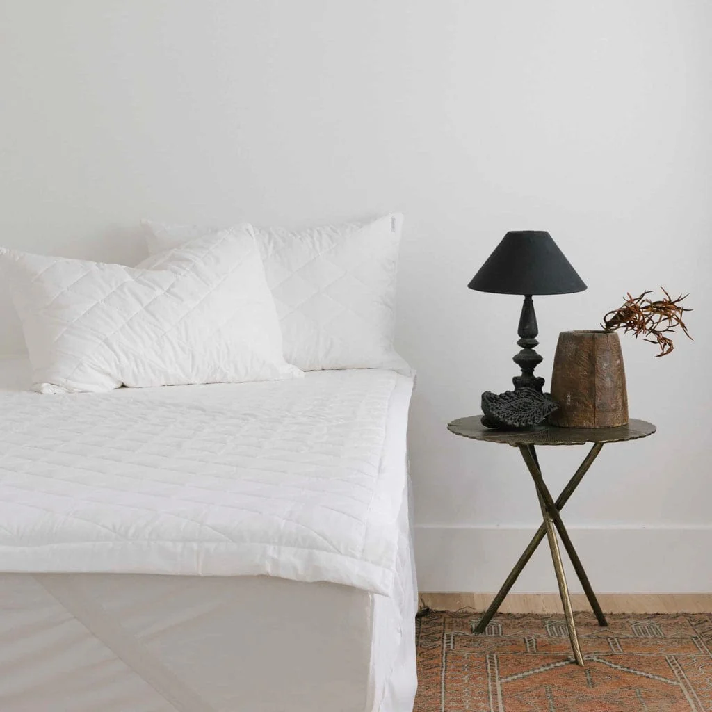 EcoLinen Organic Cotton Quilted Mattress Protector - Image 3
