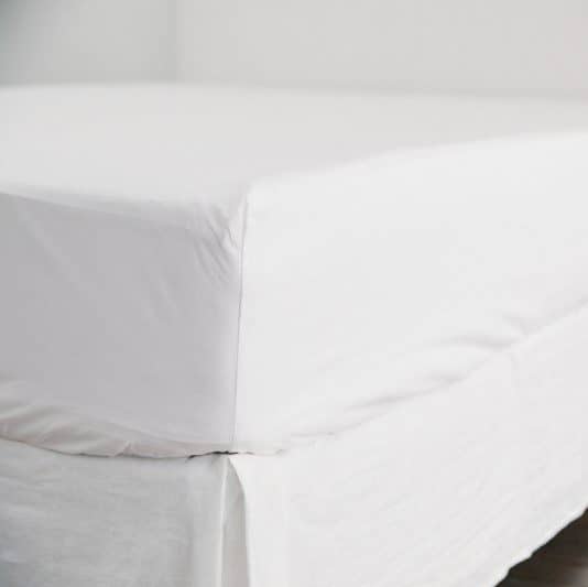 EcoLinen Organic Cotton Sheet Separates - White