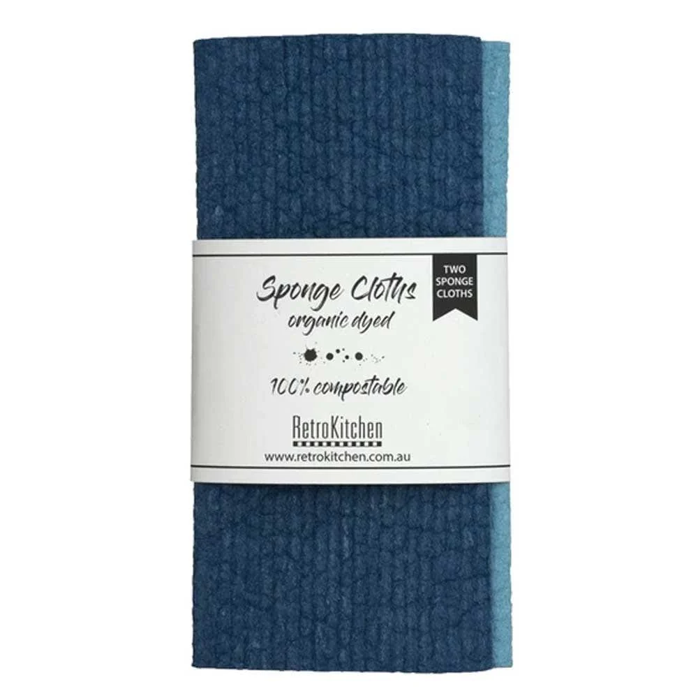 Organic Dyed Plant Based Sponge Dish Cloth 2pk - Image 6