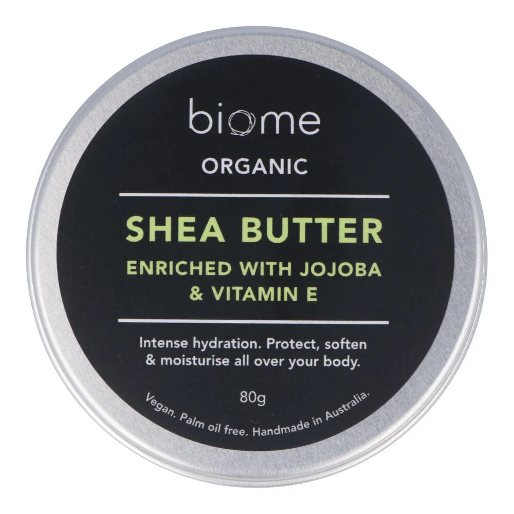 Biome Organic Shea Butter Enriched with Jojoba and Vitamin E 80g - Image 2