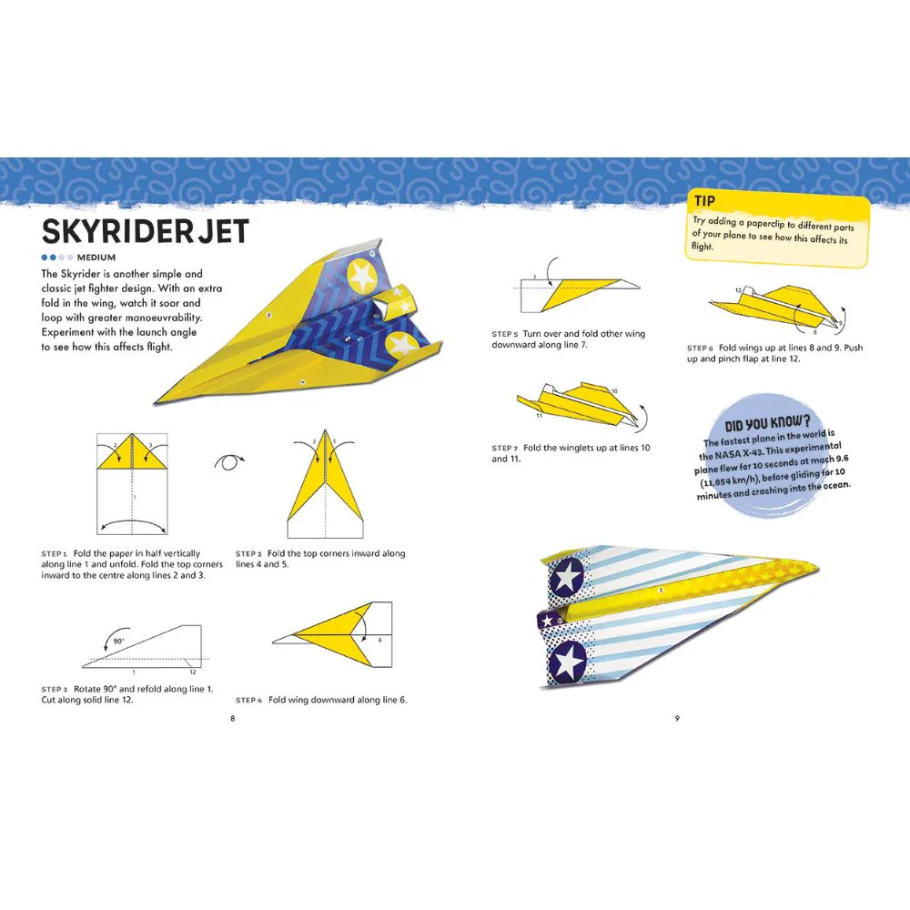 Origami Activity Book - Paper Planes - Image 3