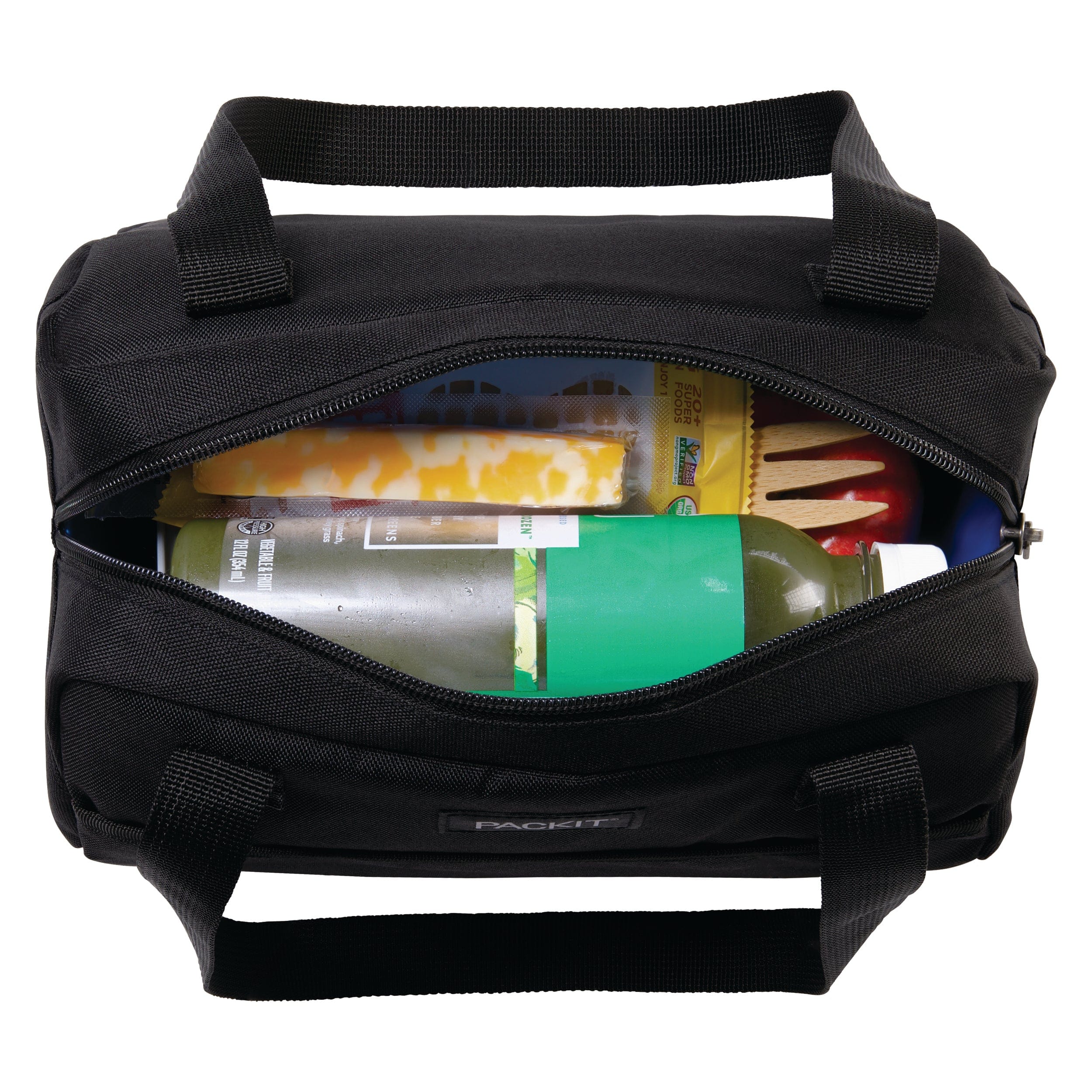 PackIt Freezable Hampton Insulated Lunch Bag - Black - Image 4