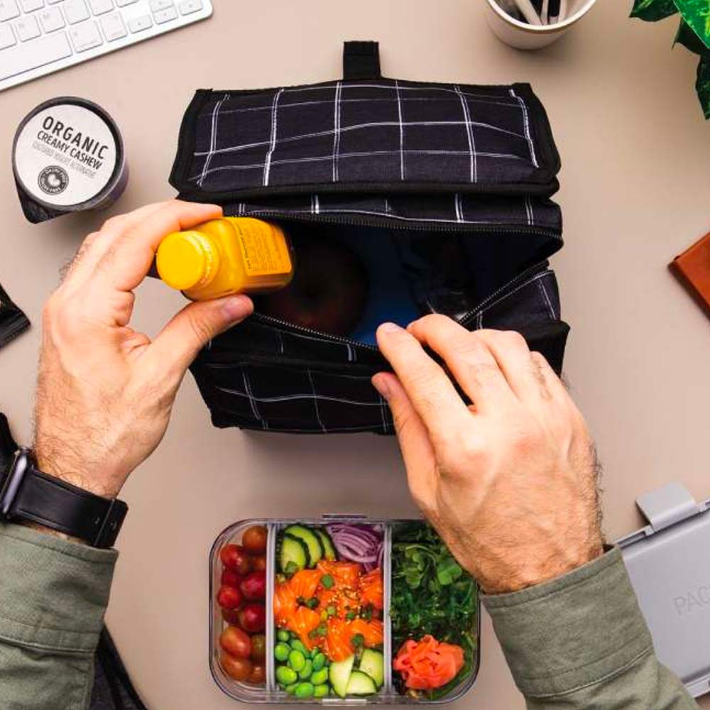 PackIt Freezable Lunch Bag - Grid - Image 7