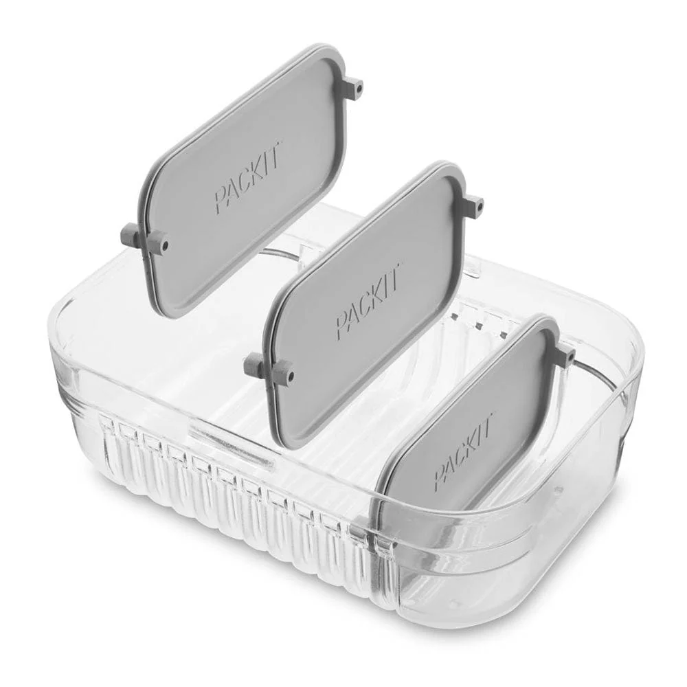 Packit Mod Bento Lunch Boxes - Steel Gray