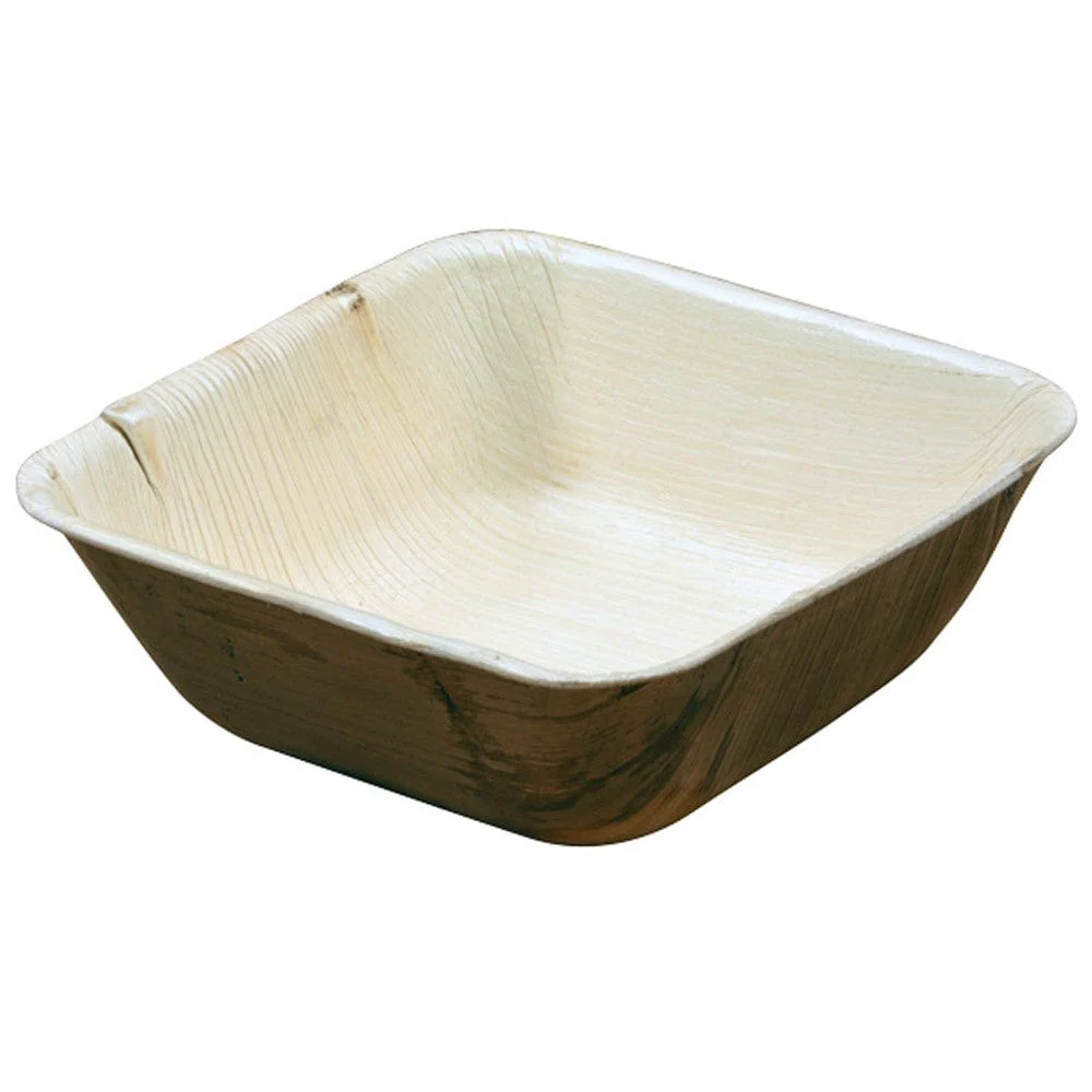 Palm Leaf Small Bowl 25pk - Square - Image 3