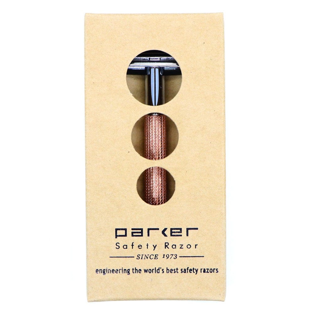 Parker 29L Safety Razor + Blades - Rose Gold - Image 3