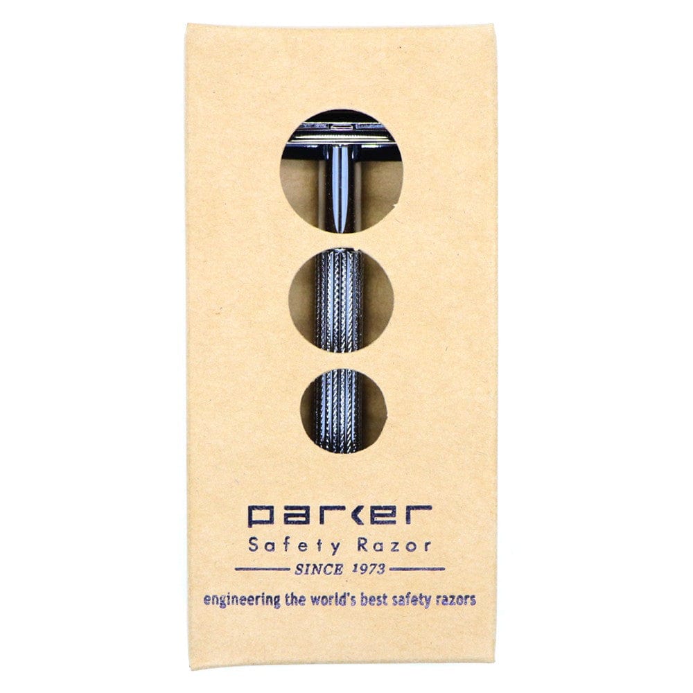 Parker 29L Safety Razor + Blades - Silver - Image 5