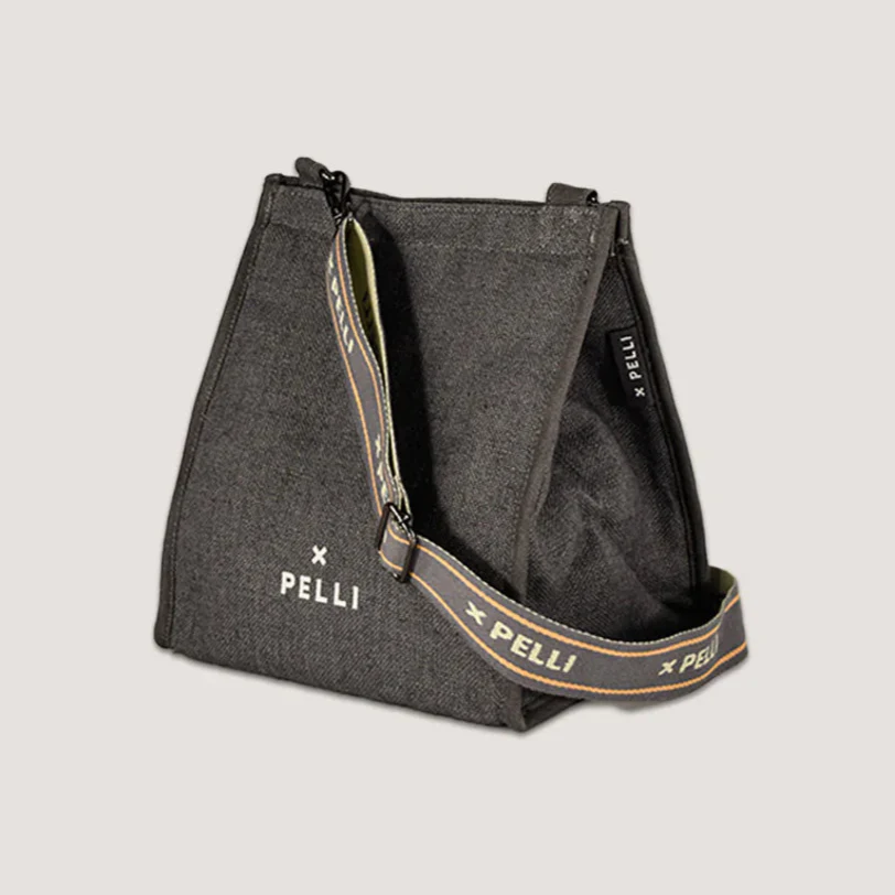 Pelli Crossbody JUTE Insulated Lunch Bag - Image 8