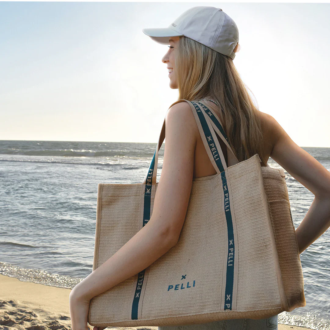 Pelli Tamarama Deluxe Tote - Natural Jute Weave - Image 2