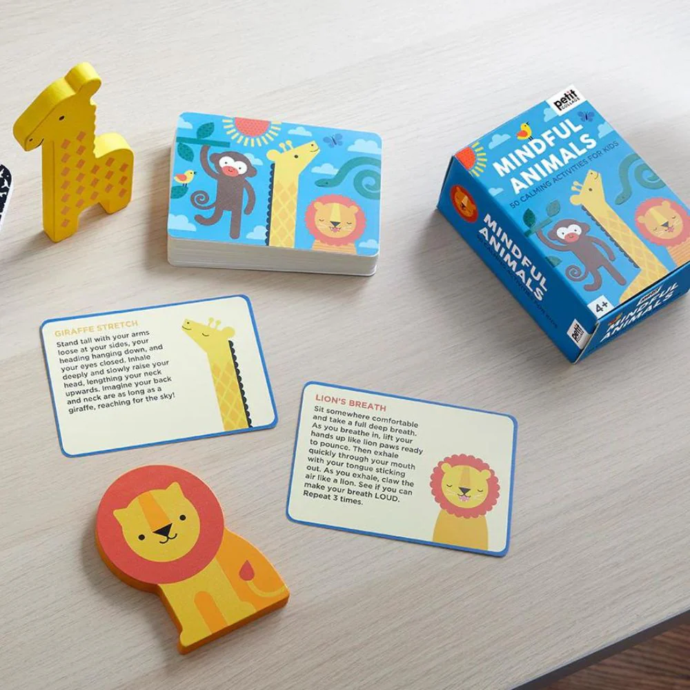 Petit Collage Mindful Animals - Calming Activity Cards Multi-Coloured - Image 2