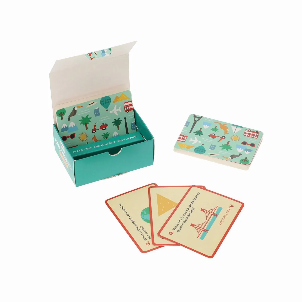 Petit Collage Trivia Cards - Our World - Image 2