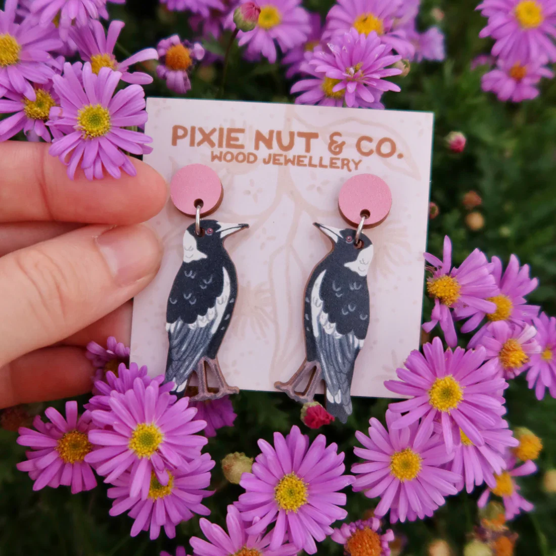 Pixie Nut & Co. Magpie Earrings - Image 4