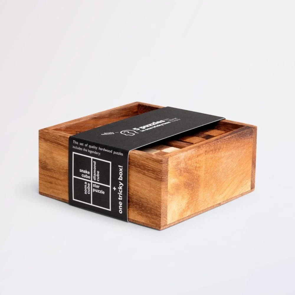 Planet Finska 5 Wooden Puzzles in One Tricky Box - Image 2
