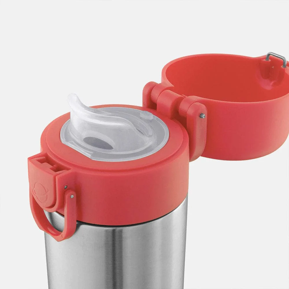 Planetbox Stainless Steel Pour Spout Water Bottle 12oz 355ml - Coral Reef - Image 2