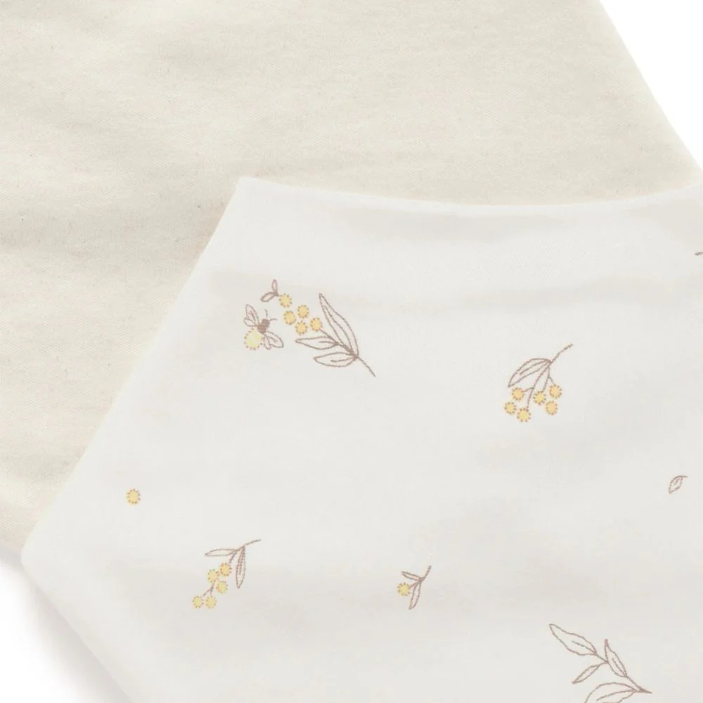 Purebaby 2 Pack Essential Dribble Bib - Image 6