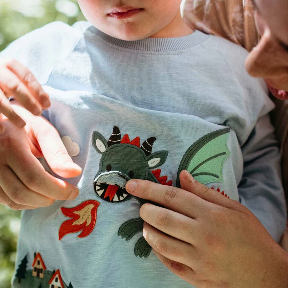 Purebaby Flying Dragon Long Sleeve Tee - Image 2