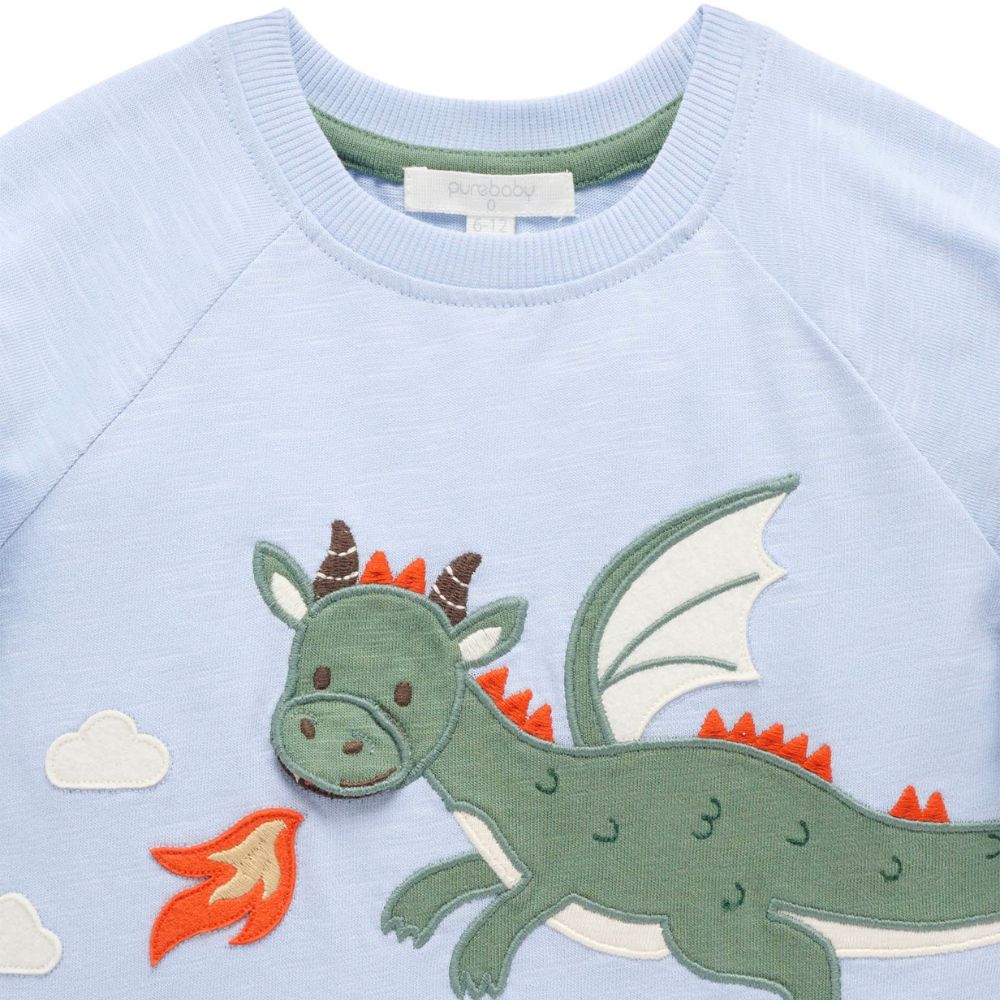 Purebaby Flying Dragon Long Sleeve Tee - Image 3
