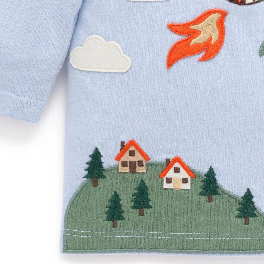 Purebaby Flying Dragon Long Sleeve Tee - Image 4