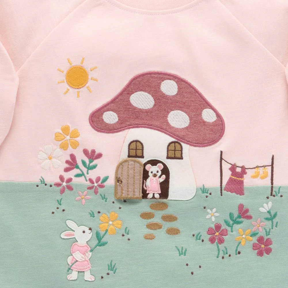 Purebaby Toadstool House Tee - Image 2