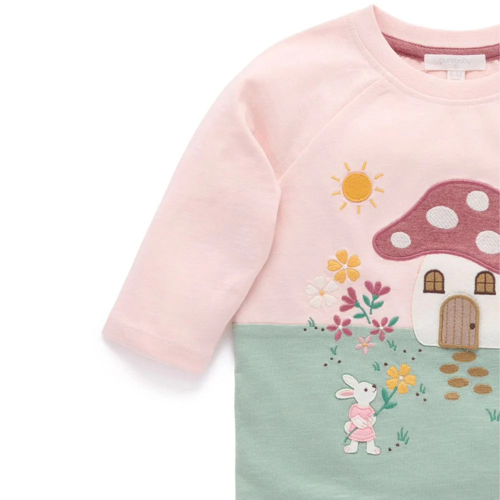 Purebaby Toadstool House Tee - Image 3