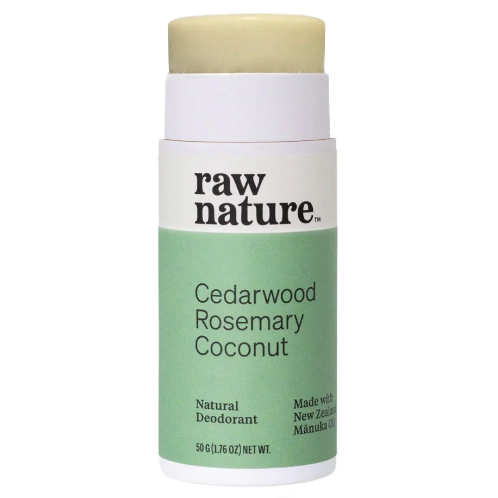 Raw Nature Deodorant Stick 50g - Cedarwood, Rosemary & Coconut - Image 2