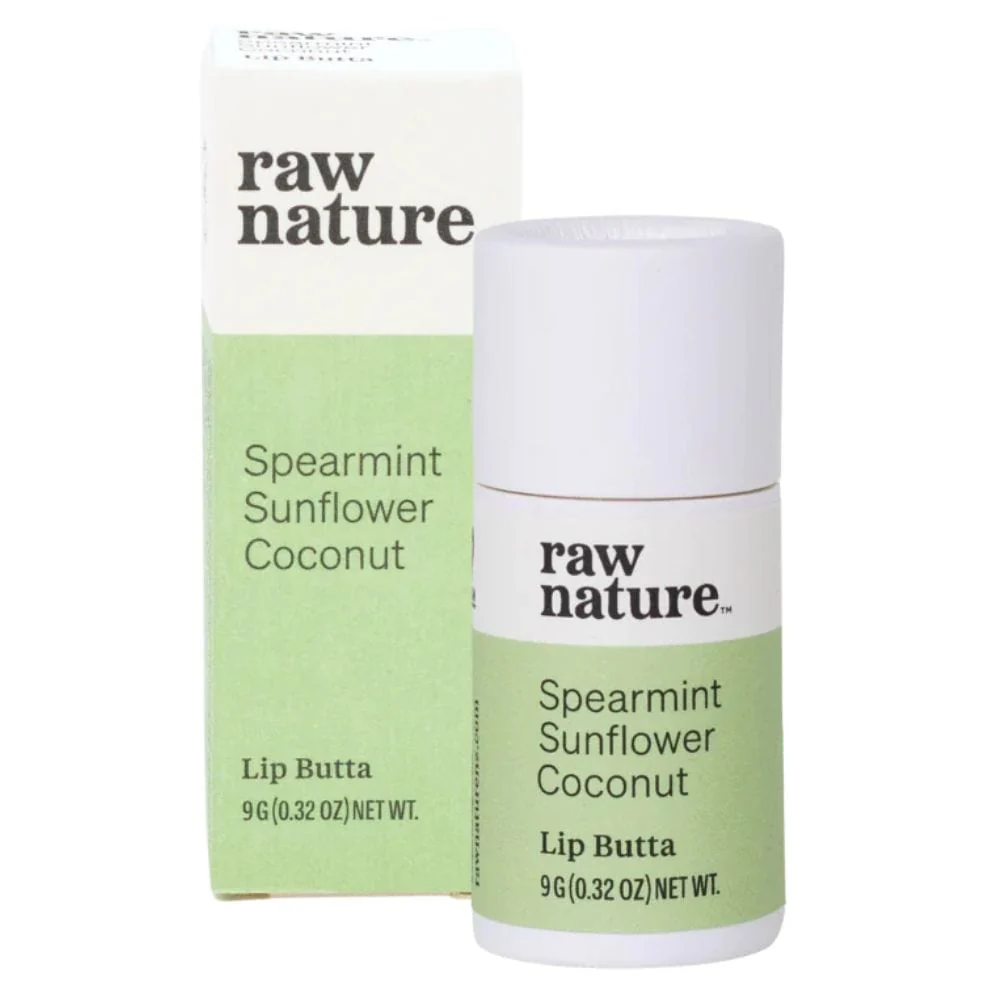 Raw Nature Lip Butta 9g - Spearmint, Sunflower & Coconut - Image 2