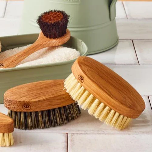 Redecker Massage Brush - Oak + Tampico Bristle - Image 3