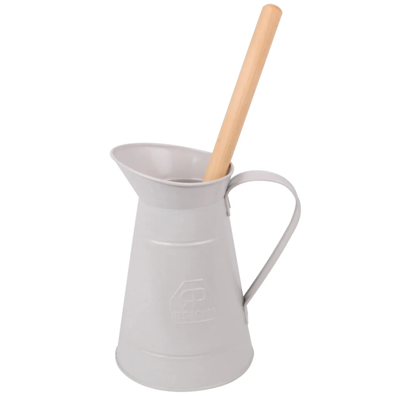 Redecker Metal Toilet Brush Set With Jug - Image 3