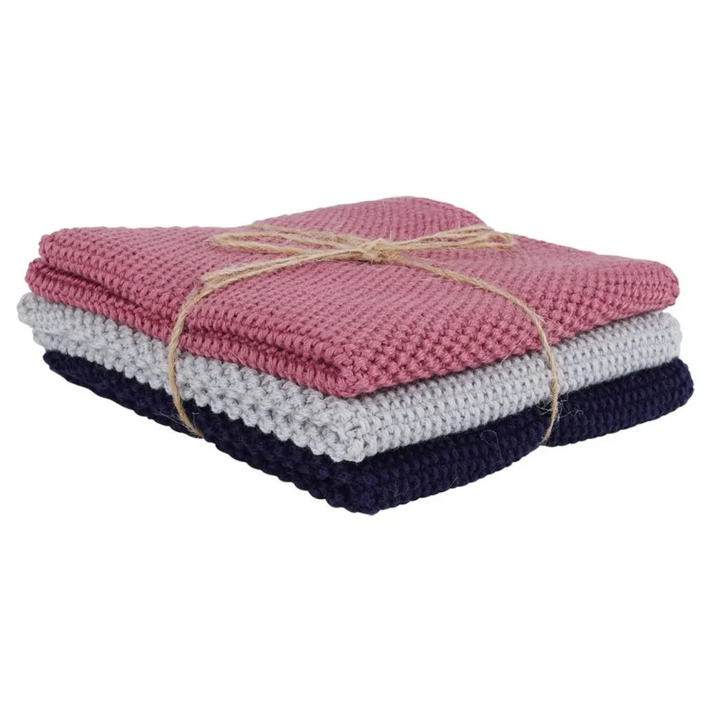 Redecker Dish Cloth - Knitted Cotton (Set of 3) - Image 4