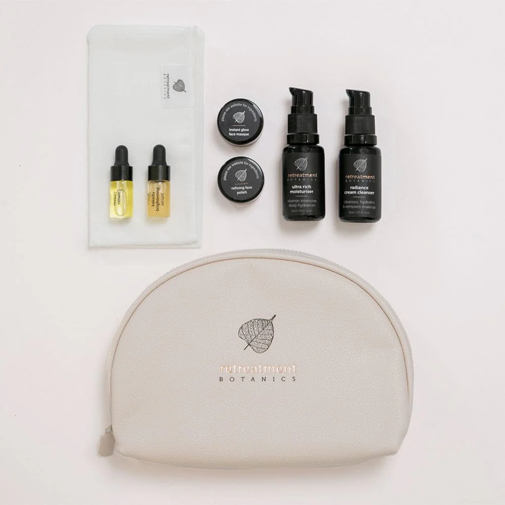 Retreatment Botanics Luminous Traveller Skincare Set - 8 Piece - Image 4