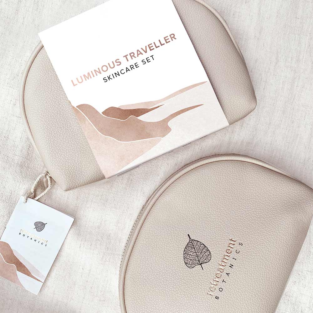 Retreatment Botanics Luminous Traveller Skincare Set - 8 Piece - Image 8