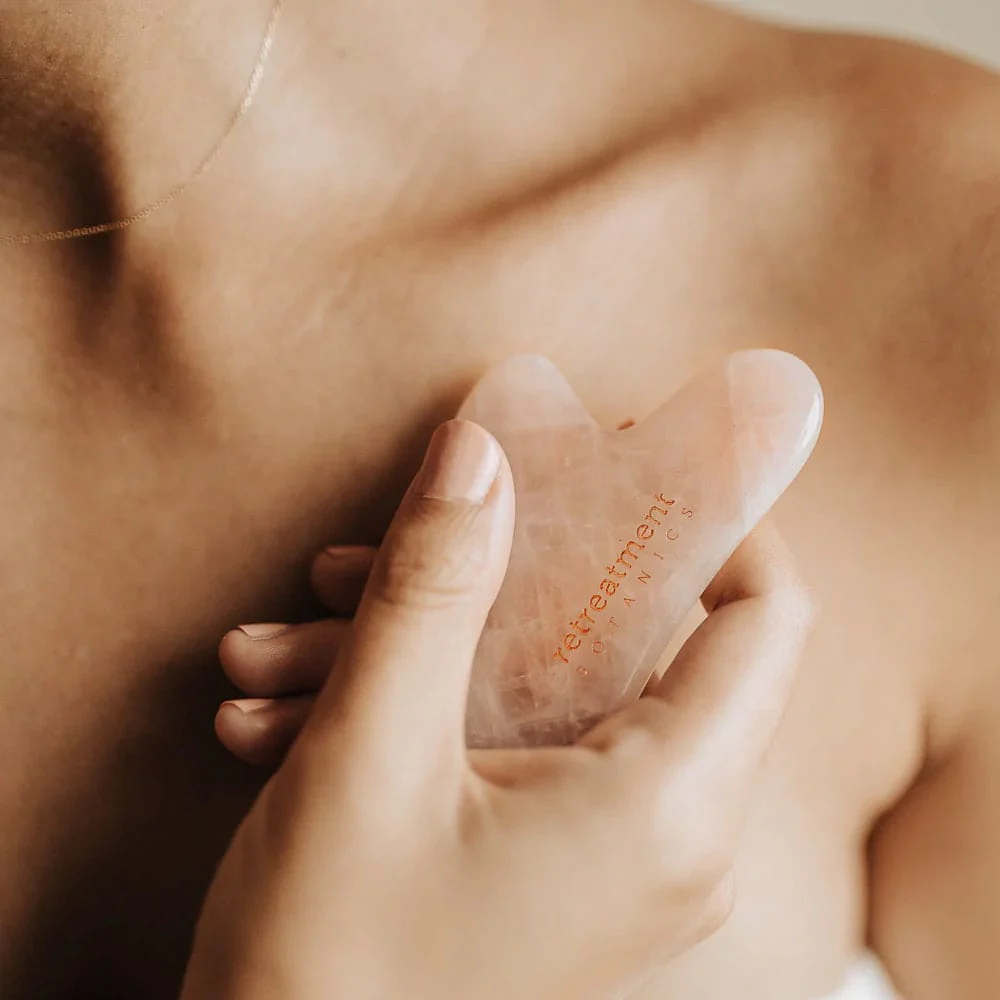 Retreatment Botanics Rose Quartz Gua Sha - Image 4