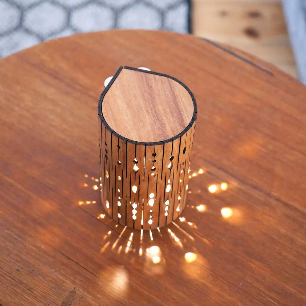 RS Studio Cordless Portable Timber Lamp - Cafe - Image 2