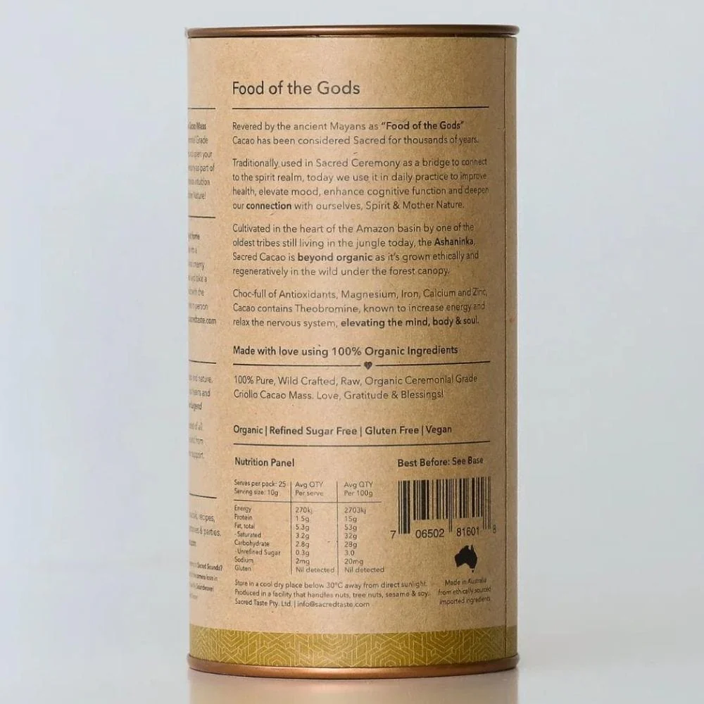 Sacred Ceremony - Ceremonial Cacao 250g | 25 serves - Image 4