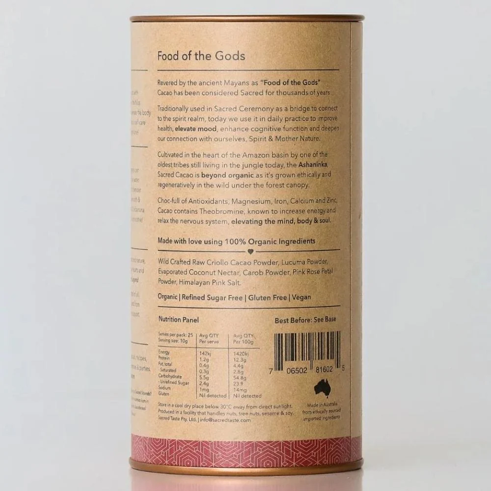 Sacred Love - Rose Cacao Powder 250g | 25 serves - Image 5